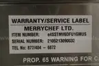 (1) Merrychef eikon e4s Commercial Microwave/Convection Oven (240V, )