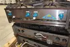 (3) Castle Comstock-Castle Stove Co. commercial natural gas ranges