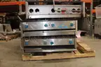 (3) Castle Comstock-Castle Stove Co. commercial natural gas ranges