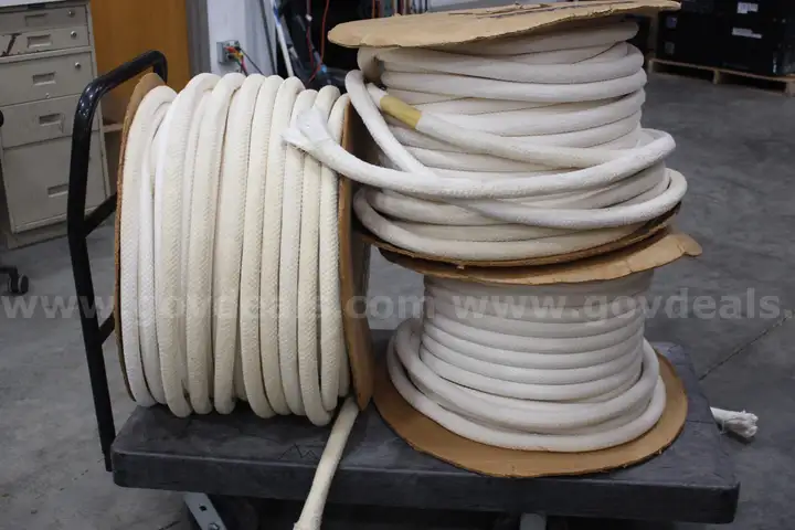 (3) Lot of FIBRE-FLEX Thermal Insulating Cord &#x2013; 1-1/4&#x22; Diameter, ~450 Yards Total &#x2013; Sackner Products