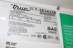 (1) True GDM-26 Single Door Glass Commercial Refrigerator &#x2013; Cool Air When Plugged In