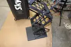 (9) items Skyline Trade Show Display Lot &#x2013; Indiana University Graphics, Pop-Up Panels, Banner System, Rolling Cases