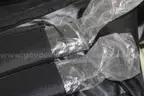 (9) items Skyline Trade Show Display Lot &#x2013; Indiana University Graphics, Pop-Up Panels, Banner System, Rolling Cases
