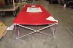 (9) items Skyline Trade Show Display Lot &#x2013; Indiana University Graphics, Pop-Up Panels, Banner System, Rolling Cases