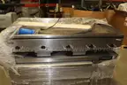 (1) Vulcan HEG60E-1 Commercial Electric Griddle on (1) Continental D654G Refrigerated Base &#x2013; 208V, 27kW
