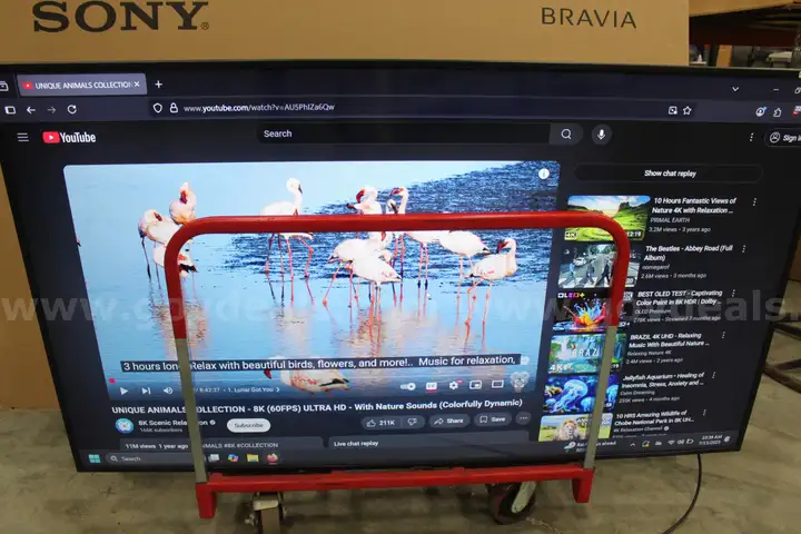 (1) Sony 85&#x201D; BRAVIA Pro Display FW-85BZ35F &#x2013; 4K UHD HDR Smart TV Monitor &#x2013; Working Condition