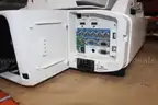 (1) Epson PowerLite Pro Z8350W LCD Projector w/ Ceiling Mount &#x2013; 390 Lamp Hours &#x2013; Working Condition