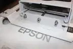 (1) Epson PowerLite Pro Z8350W LCD Projector w/ Ceiling Mount &#x2013; 390 Lamp Hours &#x2013; Working Condition