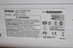 (1) Epson PowerLite Pro Z8350W LCD Projector w/ Ceiling Mount &#x2013; 390 Lamp Hours &#x2013; Working Condition