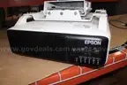 (1) Epson PowerLite Pro Z8350W LCD Projector w/ Ceiling Mount &#x2013; 390 Lamp Hours &#x2013; Working Condition