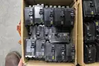 Lot of Assorted Square D Bolt-In Circuit Breakers