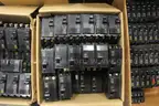 Lot of Assorted Square D Bolt-In Circuit Breakers