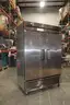 (1) True T-49 Commercial Reach-In Refrigerator, Stainless Steel, 2-Door - Working