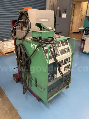 1 L-TEC Heliarc 306 GTAW/TIG welder, with Weldcraft TIG torches and Linde cooler.