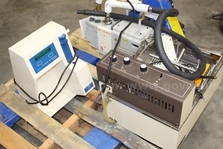 Lot of (3) Lab Equipment &#x2013; Advanced Instruments Osmometer, American Scientific Water Bath, Edwards Vacuum Pump