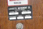 (1) Lafayette Instrument Co. Model 16020 Experimental Tilt Platform