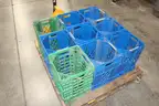 Done Add this to the other lot of them Lot of (9) Plastic Milk Crates &#x2013; Blue &#x26; Green &#x2013; Reid Valve Co.