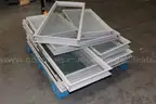 Lot of (12) Steelcase TS71830SPW Glass Windows &#x2013; Framed Panels