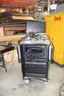 (1) Mobile AV Media Equipment Rack w/ Samsung Monitor, Sony Blu-ray 3D Player, Extron Control Units, and Accessories