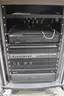 (1) Multimedia AV Instructor Podium with Monitor, Sony DVD/VHS, Extron Switcher, Crestron Processor, and Accessories