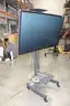 (1) Panasonic 60&#x22; Plasma HDTV with Mobile Rolling Stand &#x2013; Model TC-P60ST50