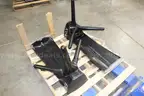 Lot of (2) Plastic Pedestal-Style Entrance/Exit Barriers