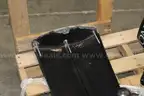 Lot of (2) Plastic Pedestal-Style Entrance/Exit Barriers