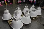 Lot of 9 Ceiling Lamps