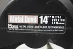 Metal Devil Band Saw w/ 6 pieces of Metal Pipe