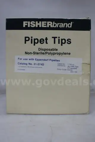 (1) Box of Fisherbrand Pipette Tips