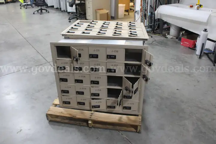 Lot of 4 Combination Lockers