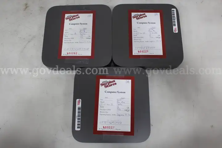 Lot of (3) Apple Mac Mini Desktop Computers