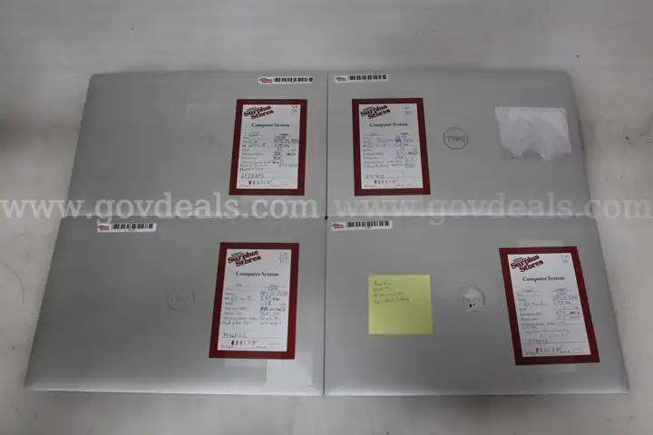 Lot of (4) Dell Laptops