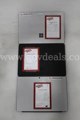 Lot of (3) Microsoft Surface Pro 2-in-1 Laptops