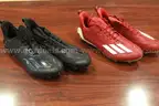 Lot of Used IU Football Cleats