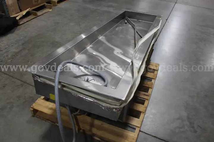 Stainless Steel Cafeteria Cold Countertop
