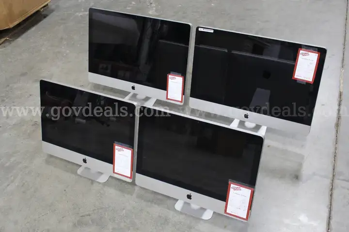 Lot of (4) Apple iMac All-In-One Computers