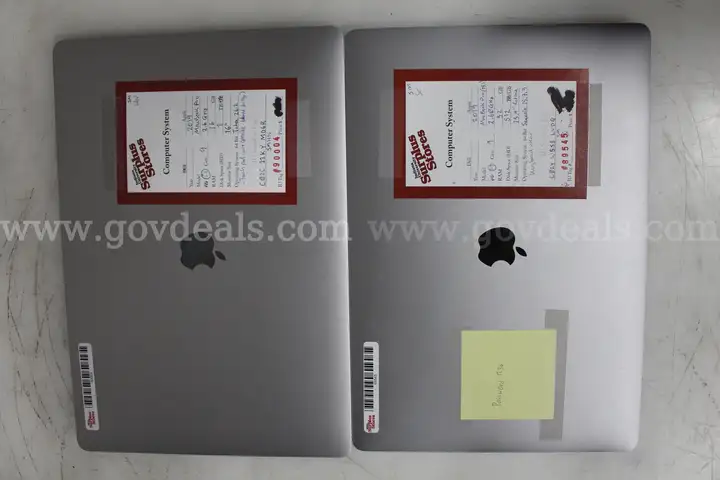 Lot of (2) 2019 Apple MacBook Pro Laptops