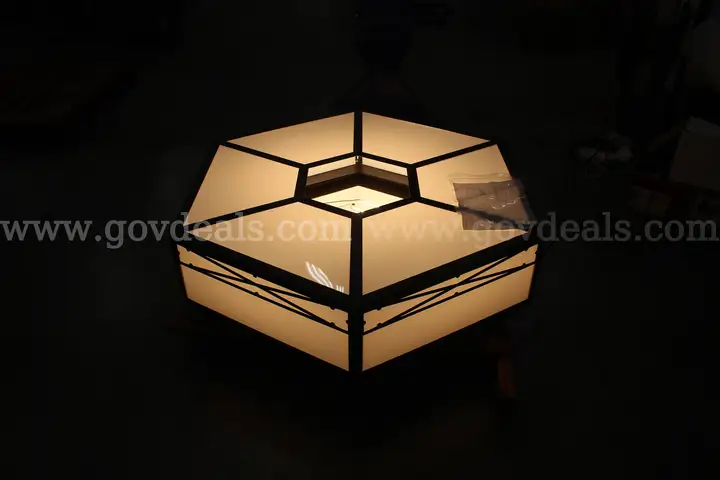 Camman Hexagonal Lamp Tray Light Fixture