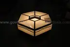 Camman Hexagonal Lamp Tray Light Fixture