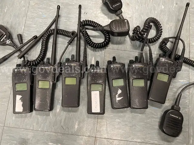 Lot of Portable Radios - Motorola, TEKK, Midland