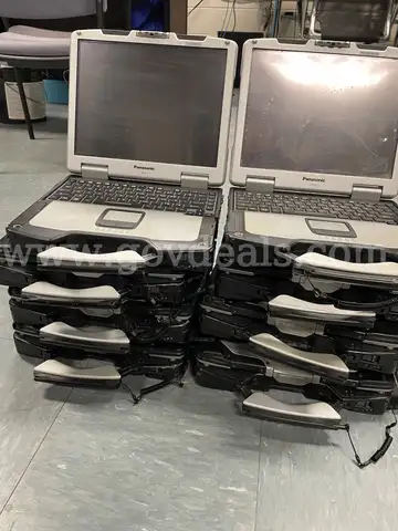 Lot of 8 Panasonic Toughbook