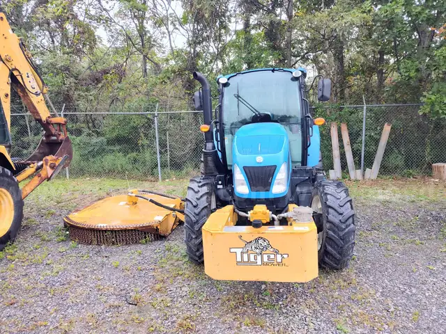 New Holland Mowing Tractor