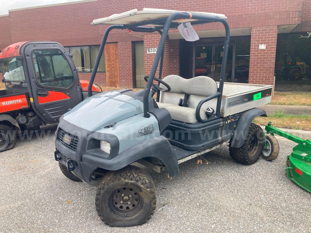 Club Car CarryAll 295 - NO TITLE, NO KEY | GovDeals