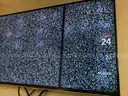Samsung 40inch Flat Screen Smart HDTVs - all mounted to wall - lot of 6