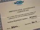 Sechrist 3600HR Hyperbaric Chamber and Sechrist E920 Hyperbaric Chamber Stretcher