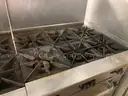 Lot of 2:  Vulcan 6-burner Gas Ranges - fire damage to one of them