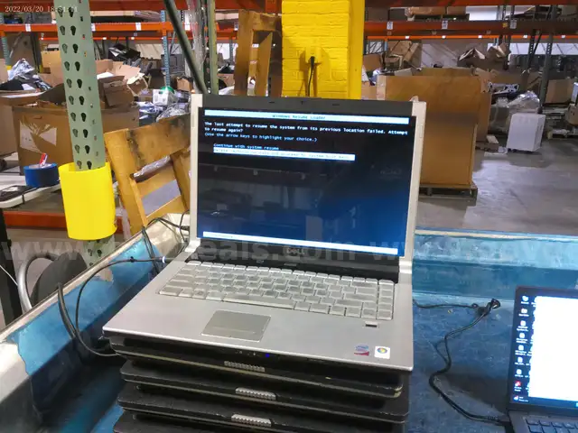 POWERED ON  LAPTOPS - 15 units
