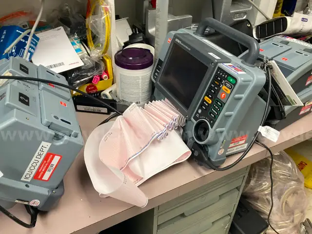 Physio Control LIFEPAK 15 Defibrillators - lot of 2