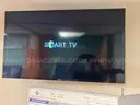 Samsung 40inch and 43inch Flat Screen Smart HDTVs - all mounted to wall - lot of 6